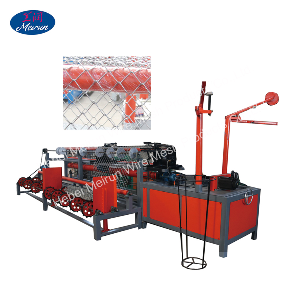 Made in China hot sale high quality cheap PVC coated fully automatic chain link fence making machine 