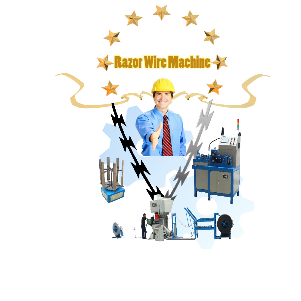 Razor Wire Making Machine Concertina Razor Barbed Machine Concertina Wire Machine