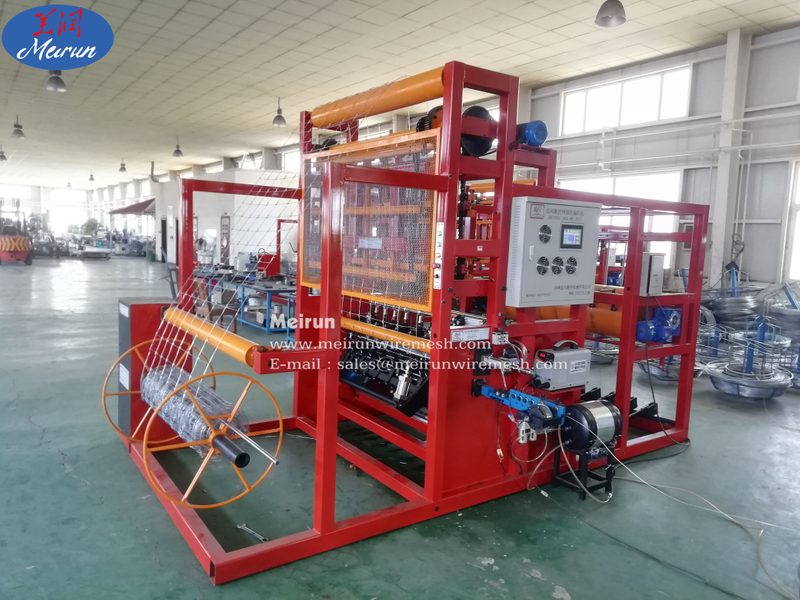 Screen Touch PLC System Deer Fence Netting Weaving Machine