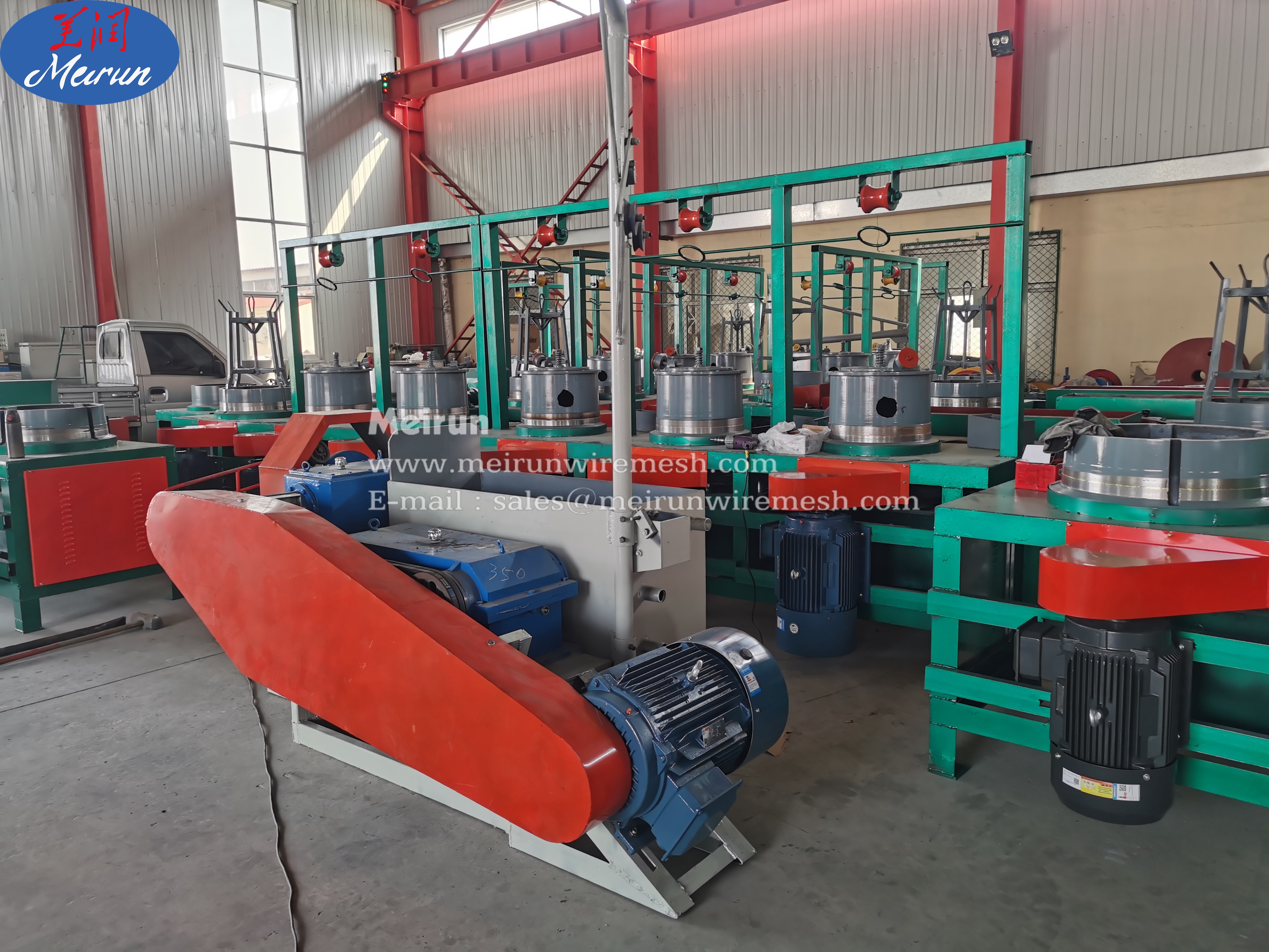Straight Line Wire Drawing Machine for Making Hangers 