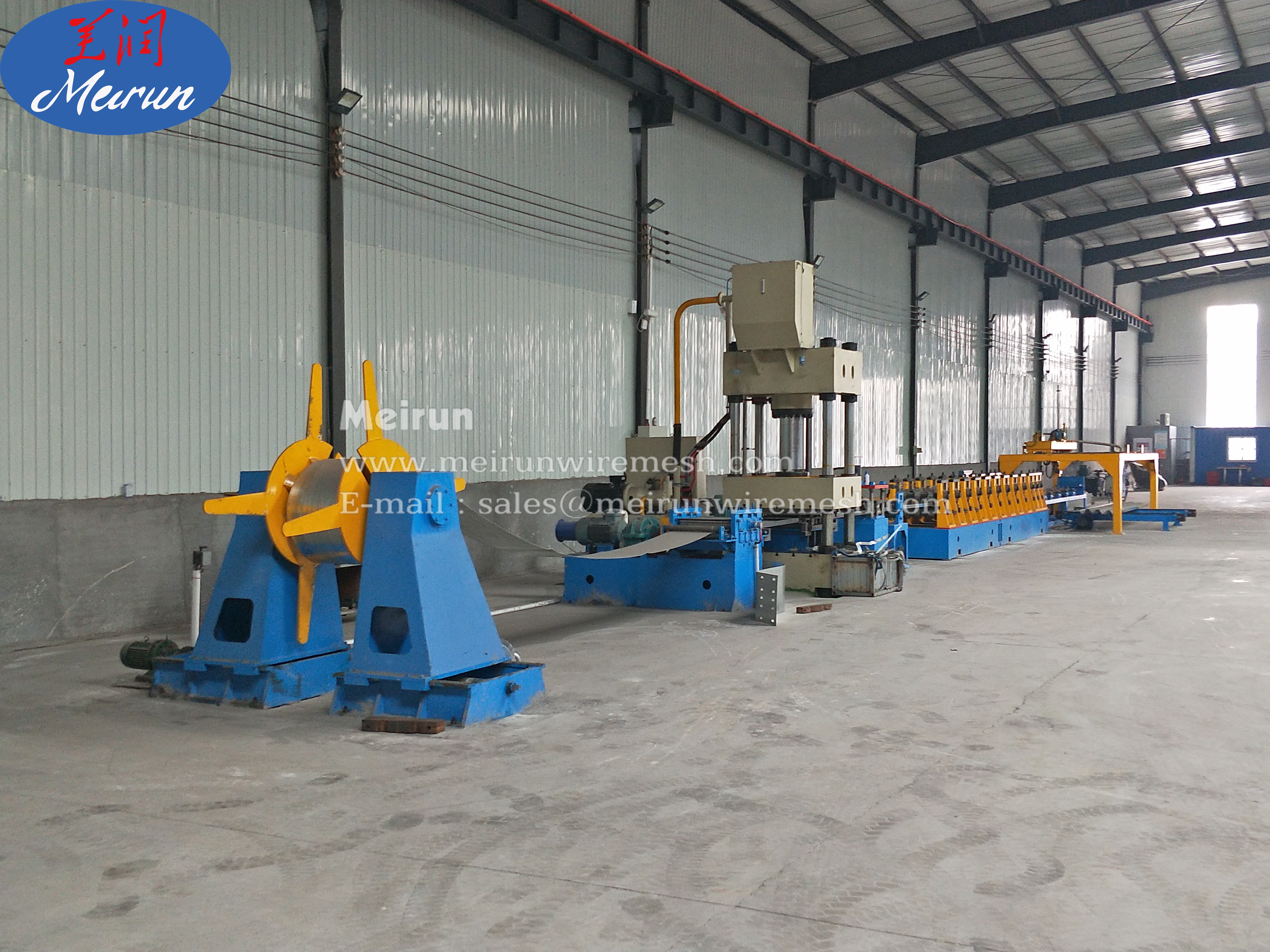 Highway Road Guardrail Roll Forming Line