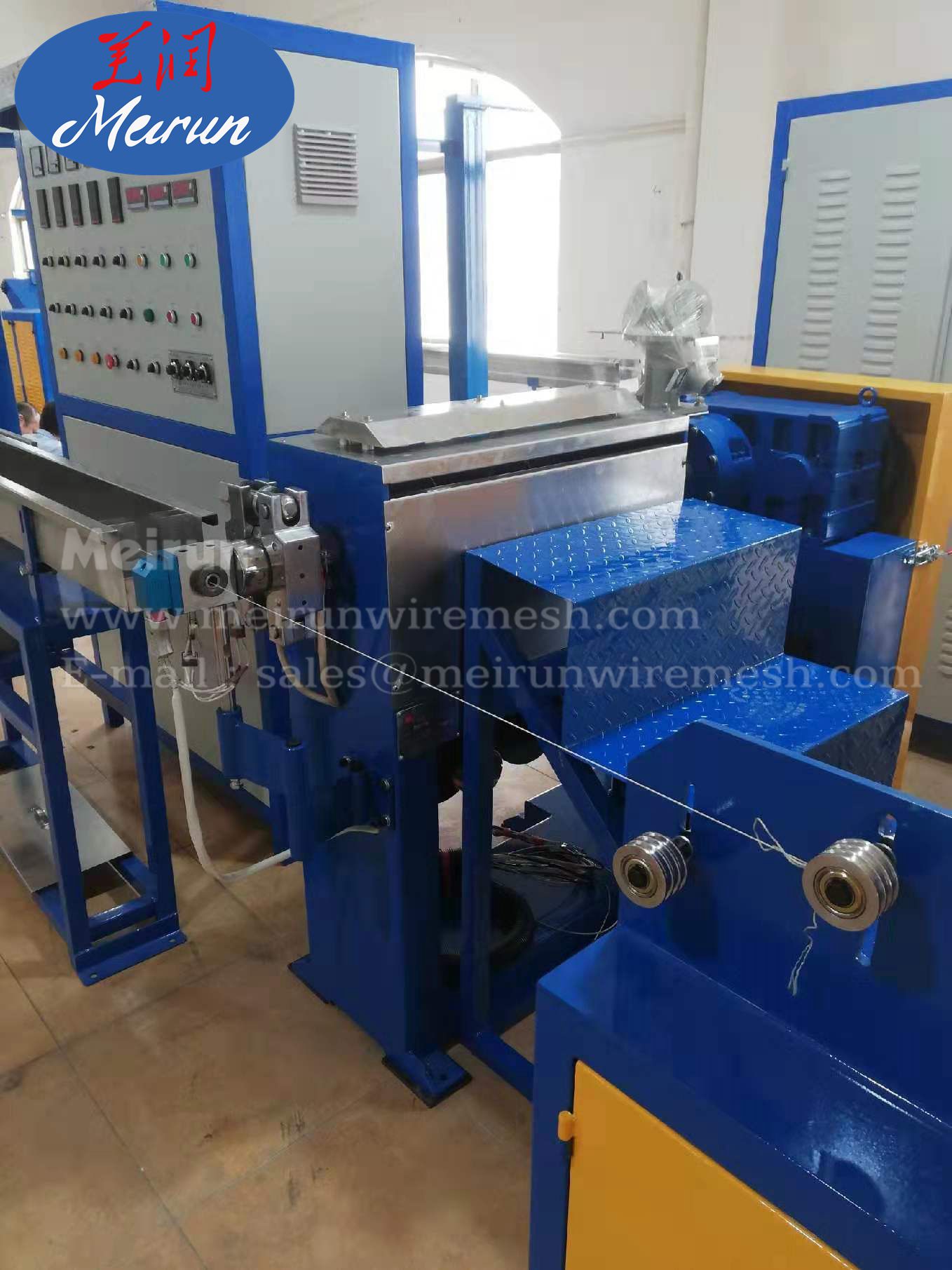 Pvc Power Coated Extruder Wire Machine 