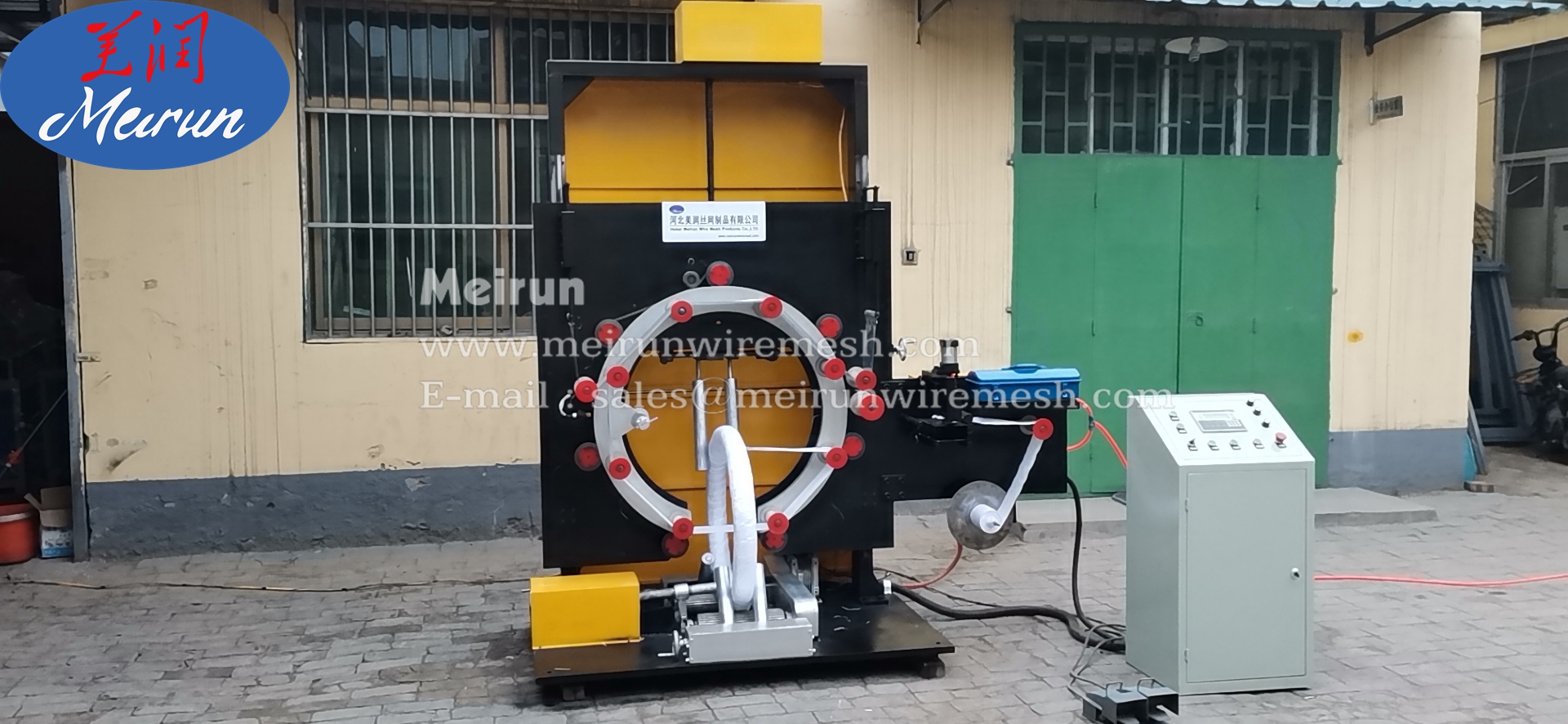 Coiler And Wrapping Razor Barbed Wire Making Machine 