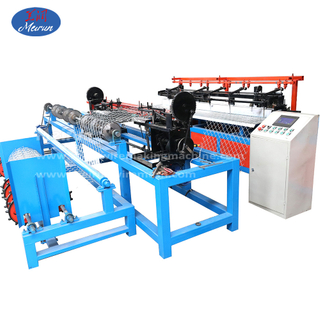 Hot-dipped Galvanized Chain Link Fence Making Machine 