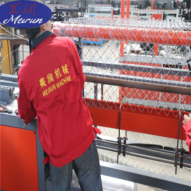 Full Automatic Chain Link Fence Machine Meirun brand (factory direct sale) 