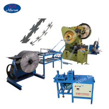 BTO,CBT Blade Type Automatic razor barbed wire making machine/razor blade making Concertina razor security wire machine 