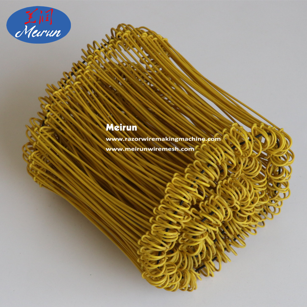 China Black Annealed Double Loop Wire Ties Forming Machine