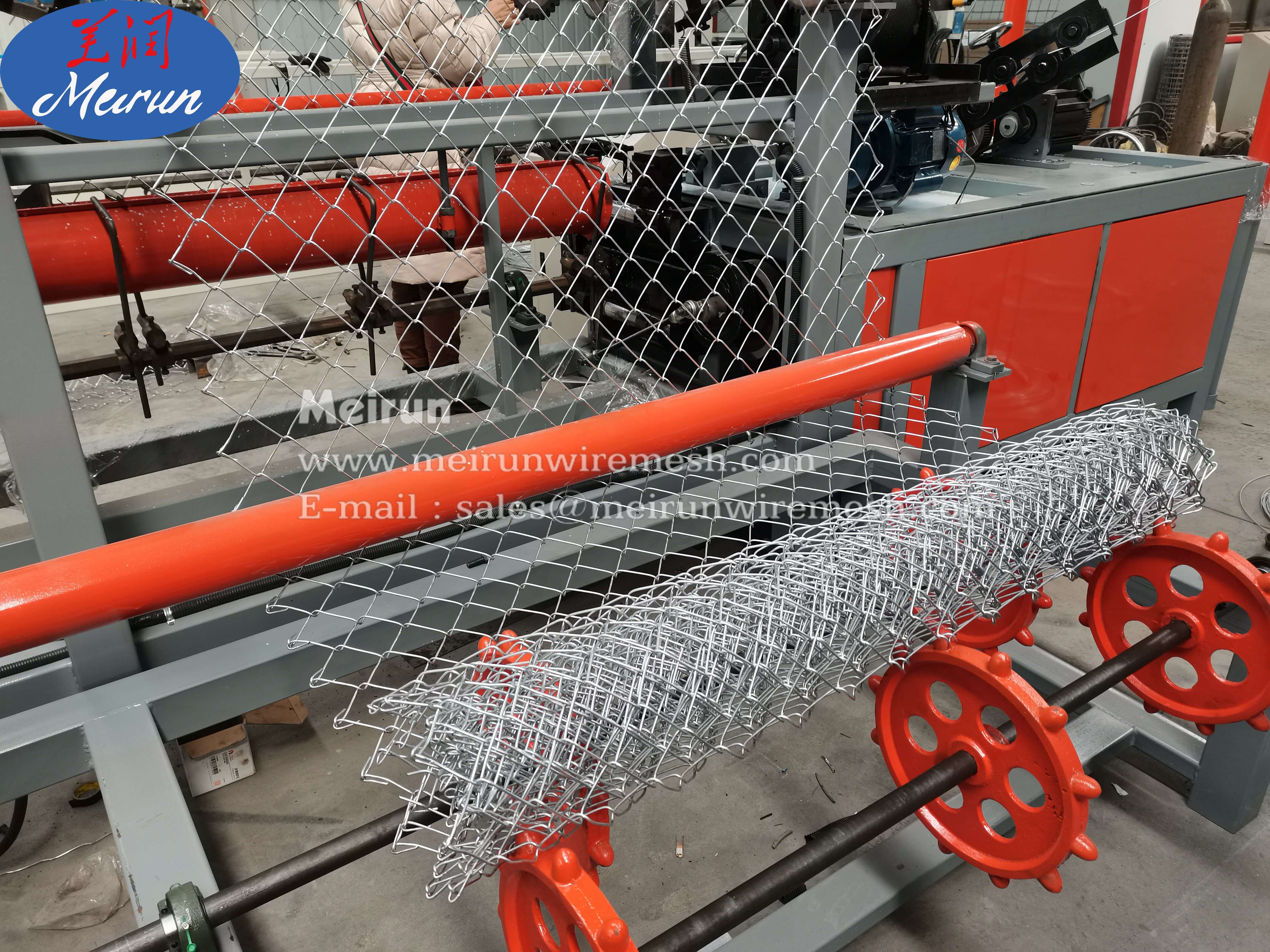 Automatic Galvanized Chain Link Fence Making Machine
