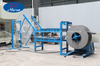 Barrier concertina razor barbed wire fence making machine