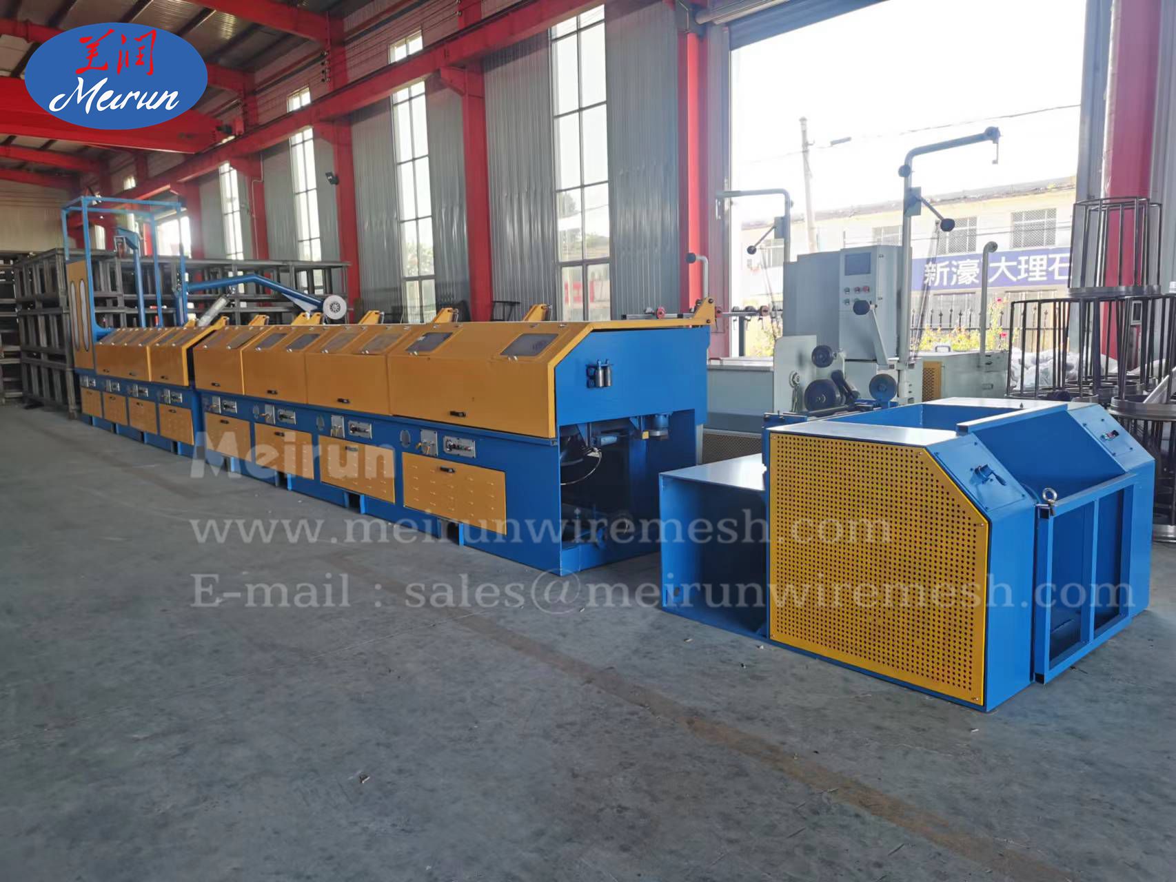  Continuous Straight Line Dry Type Wire Drawing Machine
