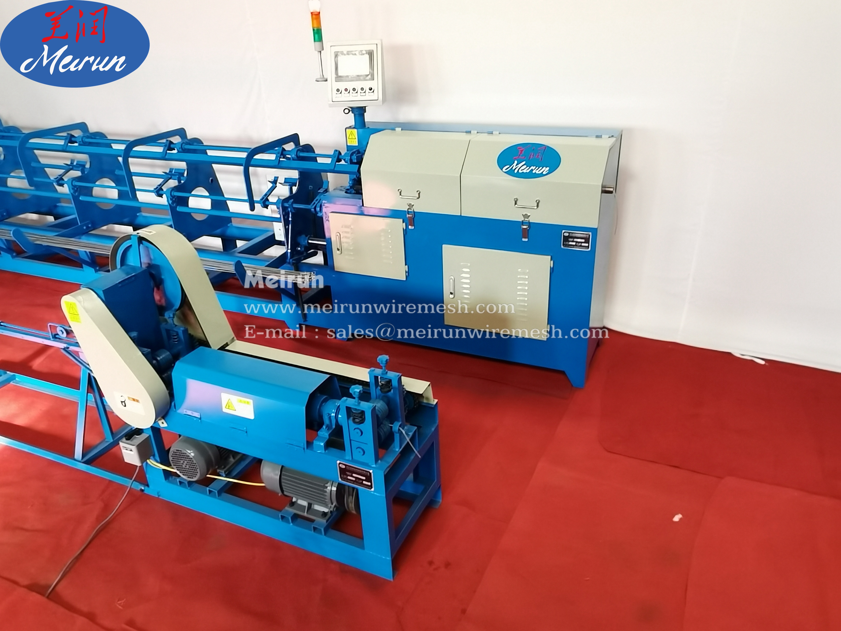 Flexible automatic wire straightening and cutting machine