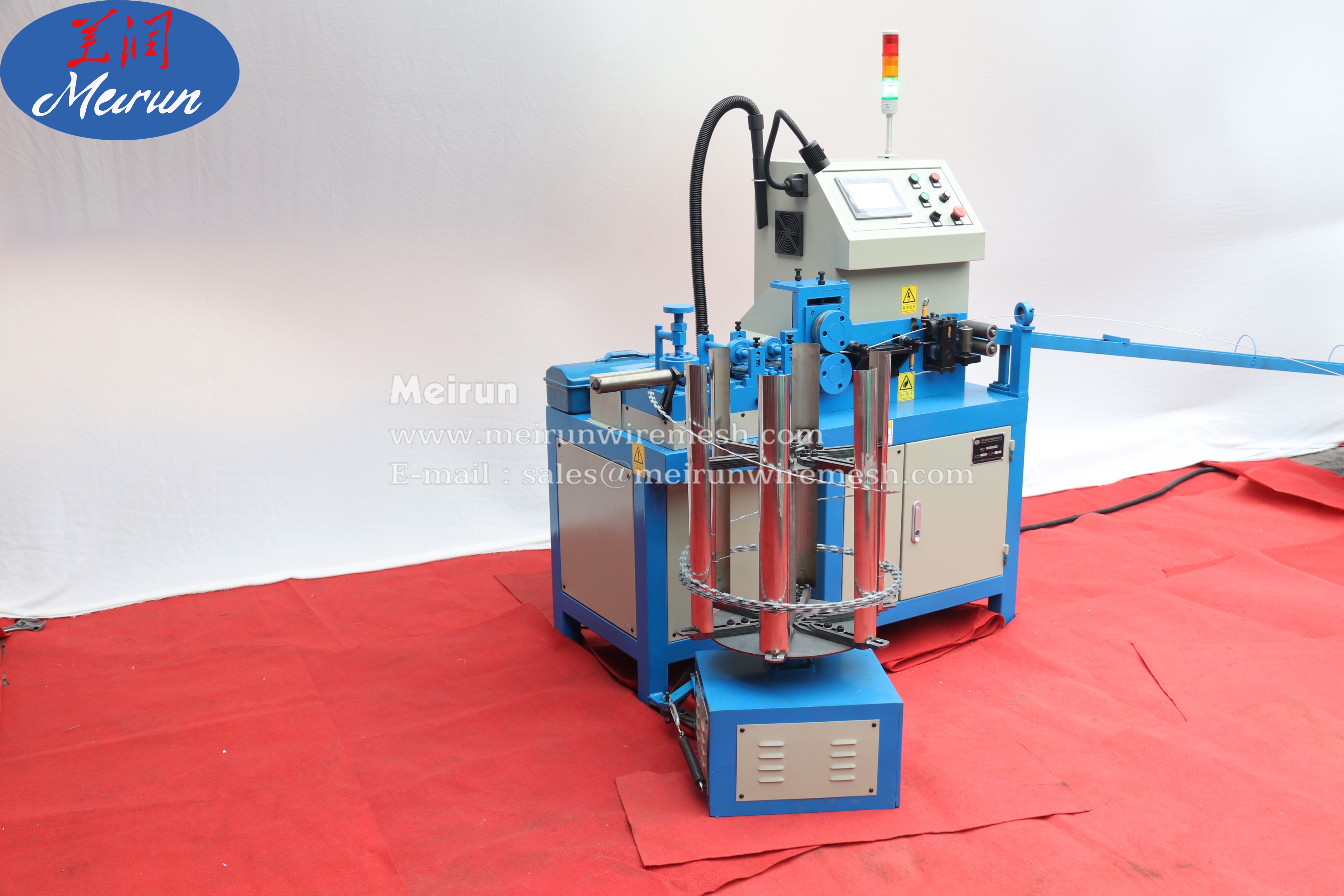 High Output Best Quality Razor Barbed Wire Coiling Making Machine 