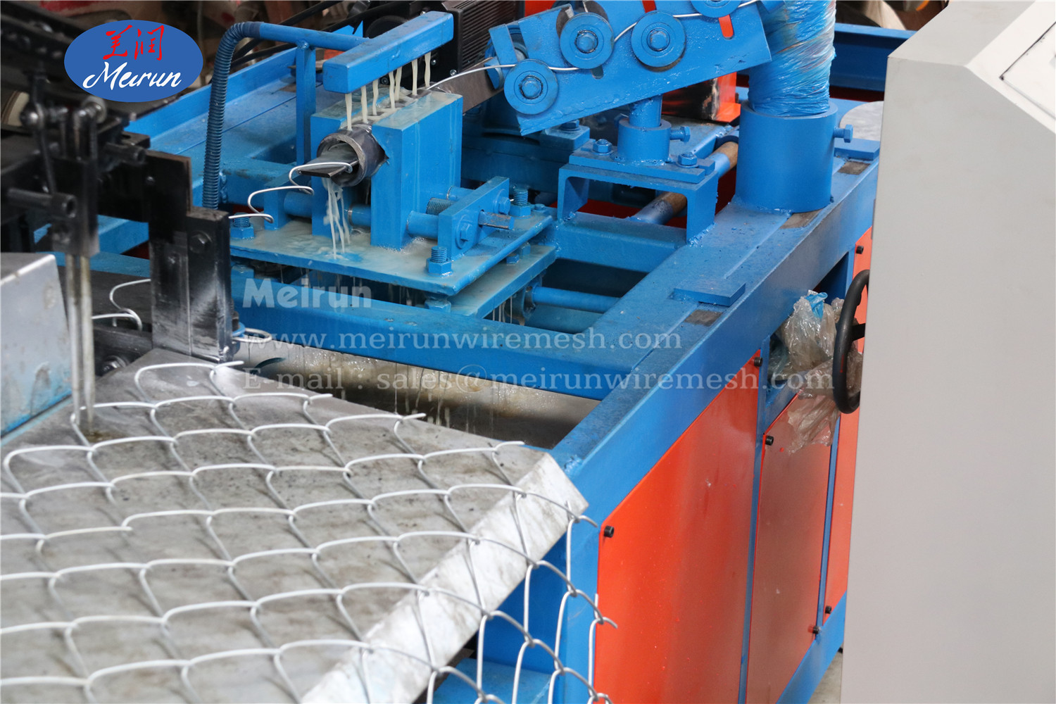 Fully Automatic Chain Link Fence Machine 3m Width