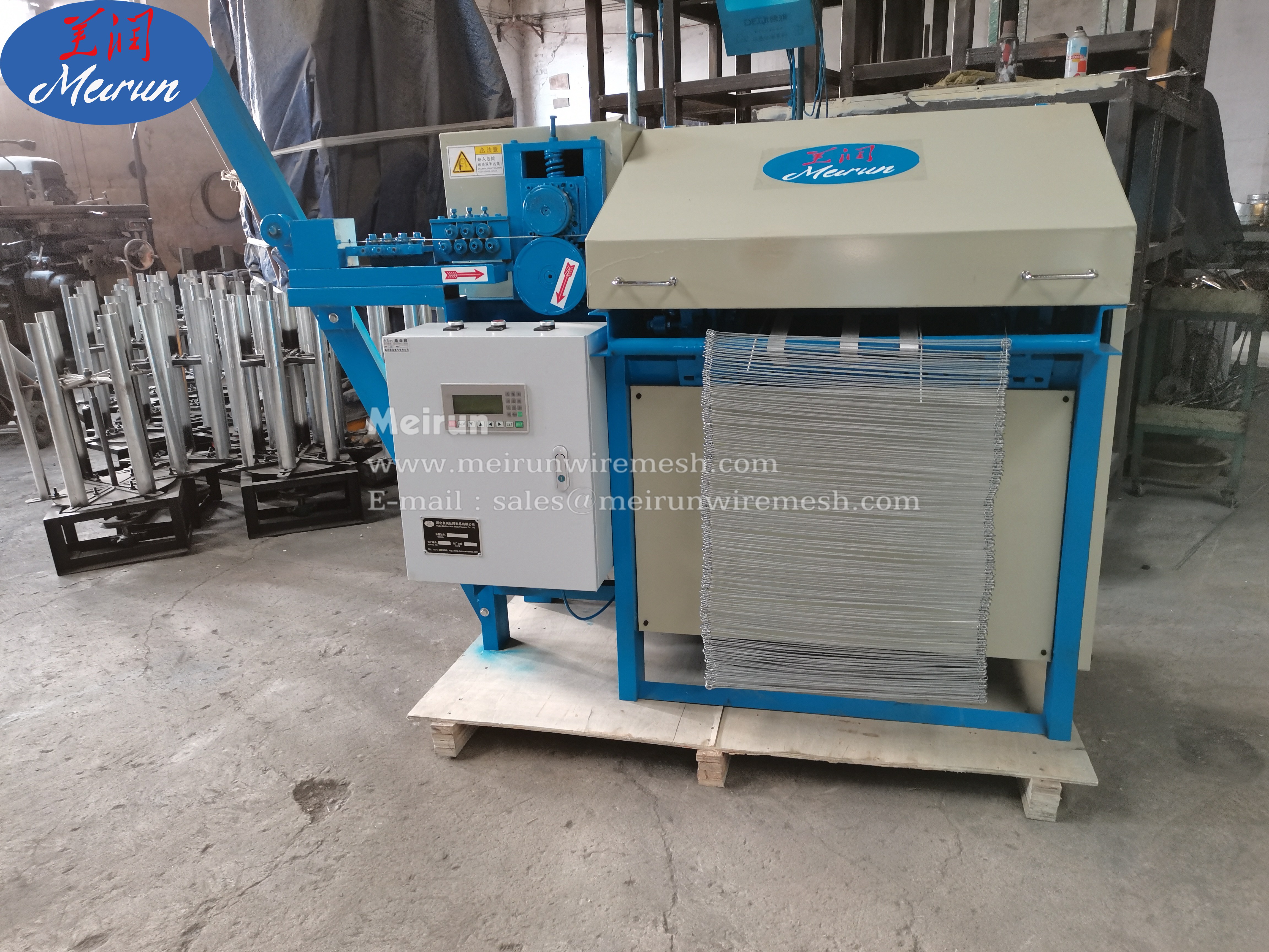 Factory Price Stainless Steel Material Double Loop Rebar Wire Machine 