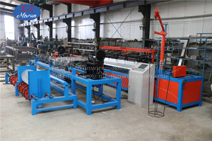 Galvanized Or PVC Coated Chain Link Fence Making Machine