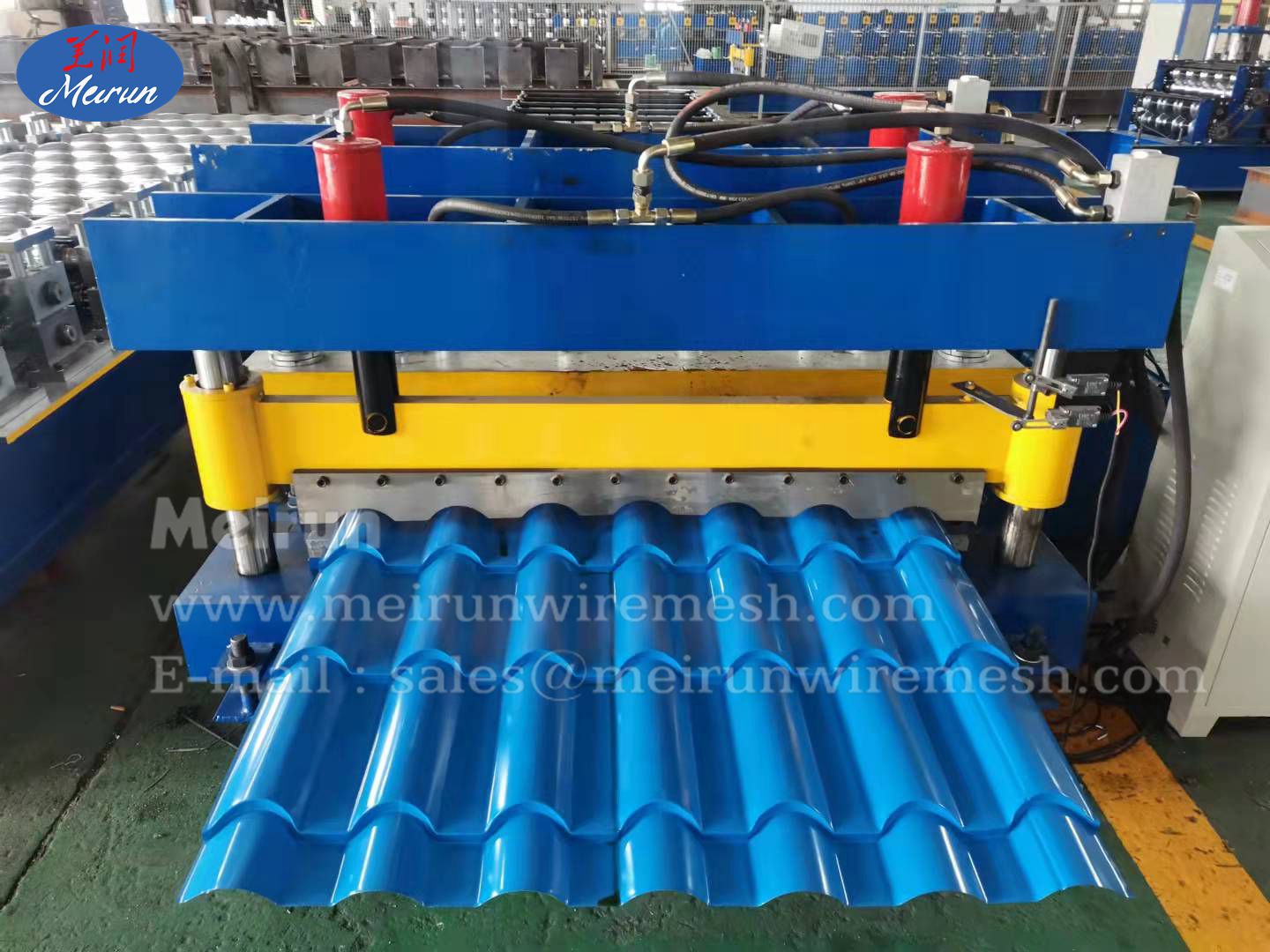  Corrugated Steel Tile Roll Forming Machine