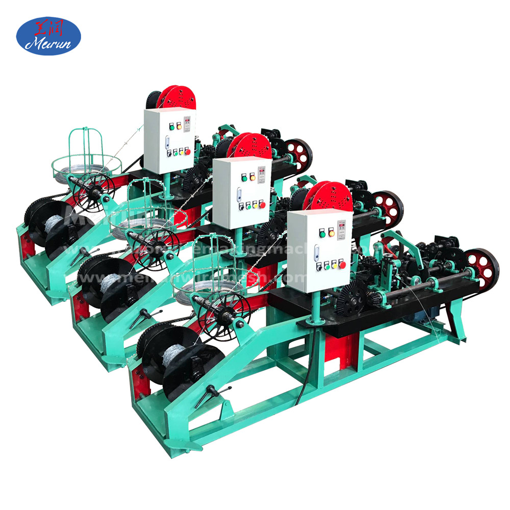 Hebei Meirun Easy Operation High Quality Barbed Wire Machine for making protective fence