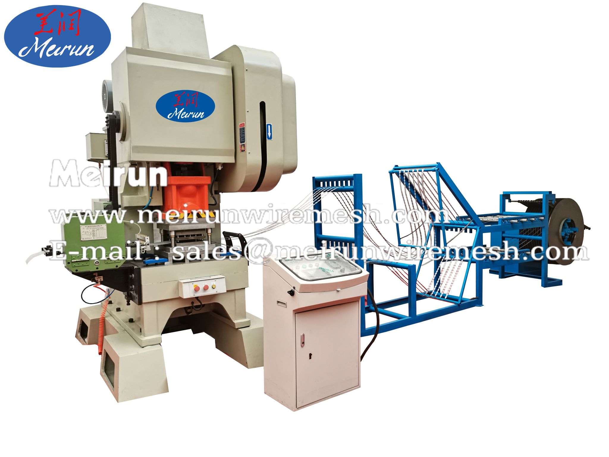 High Efficiency High Speed Razor Barbed Wire Mesh Fence Making Machine with New Patent
