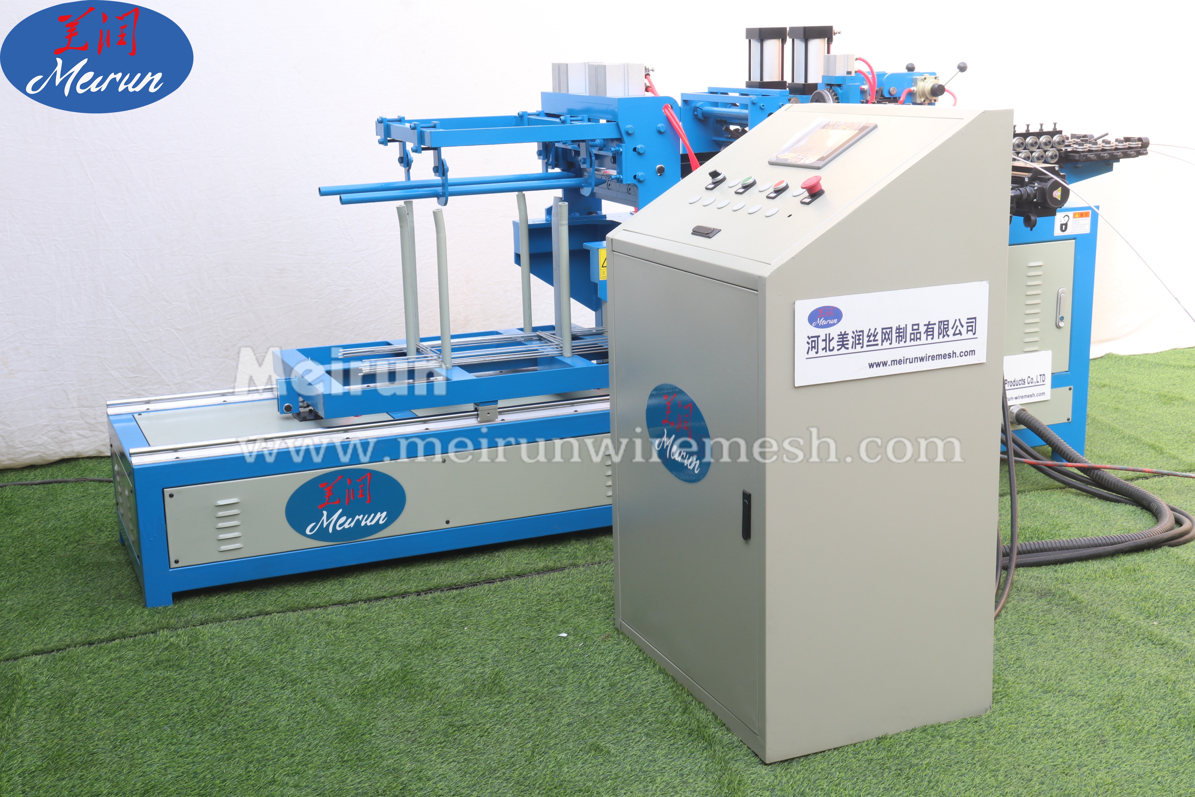 High Speed Brick Force Wire Mesh Welding Machine for South Africa Customer 3 Rolls