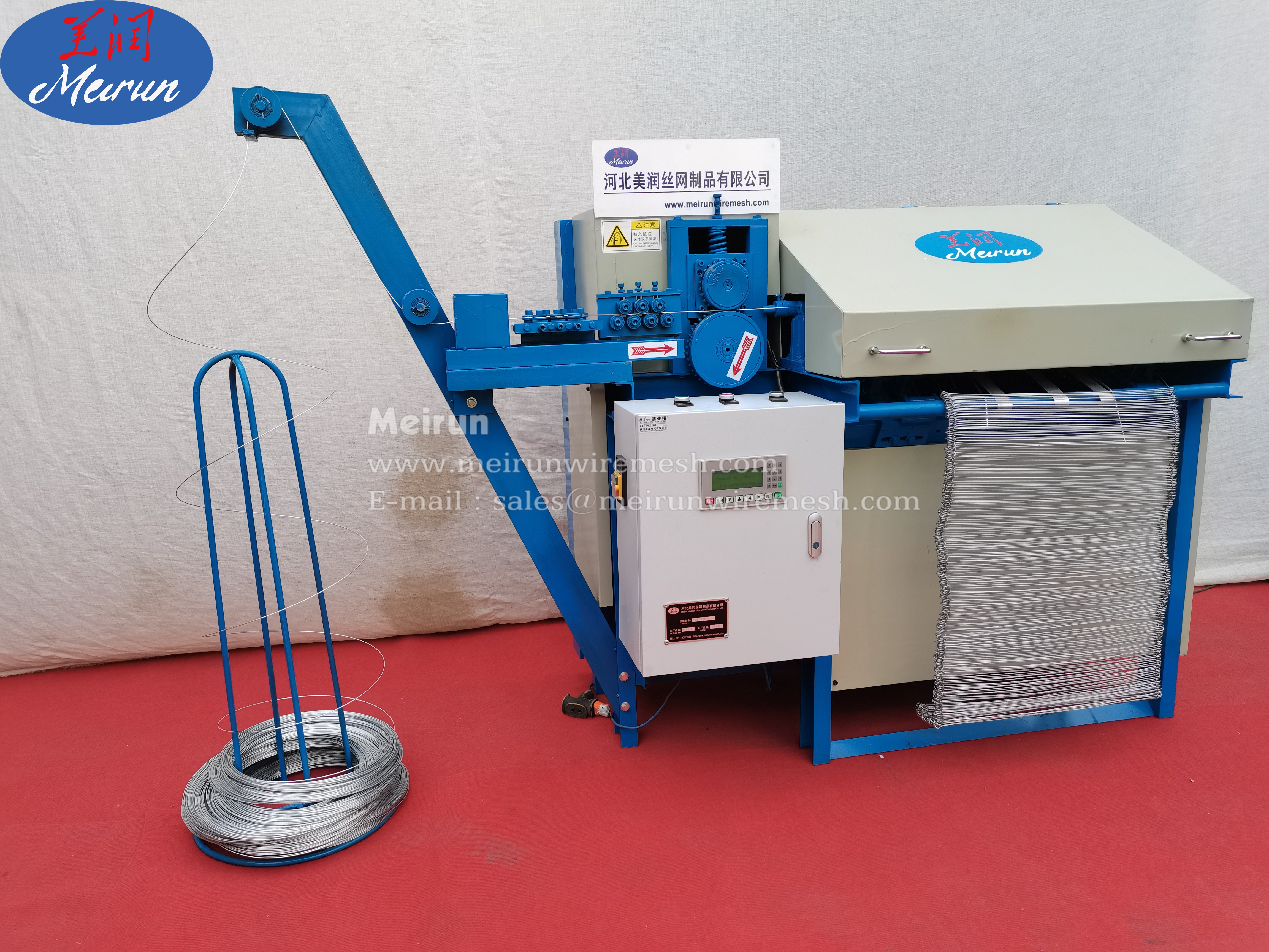 High Efficiency Full Automatic Double Loop Tie Wire Machine Popular in The World 