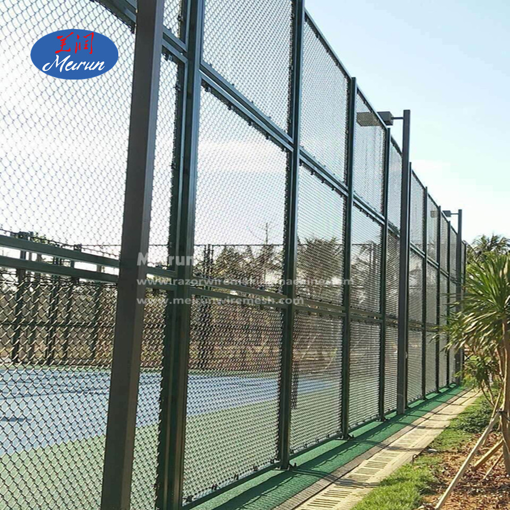  PVC Coated Chain Link Fence Panels 
